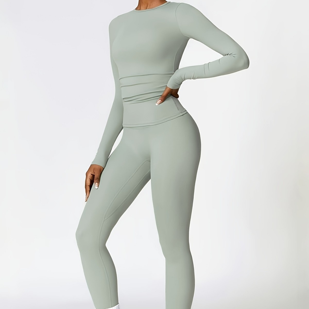 Tight-fitting yoga suit slim l - Yoga Fitness Usa recension och pris
