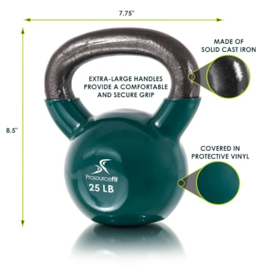 Vinyl Coated Cast Iron Kettleb - Kettlebell recension och pris