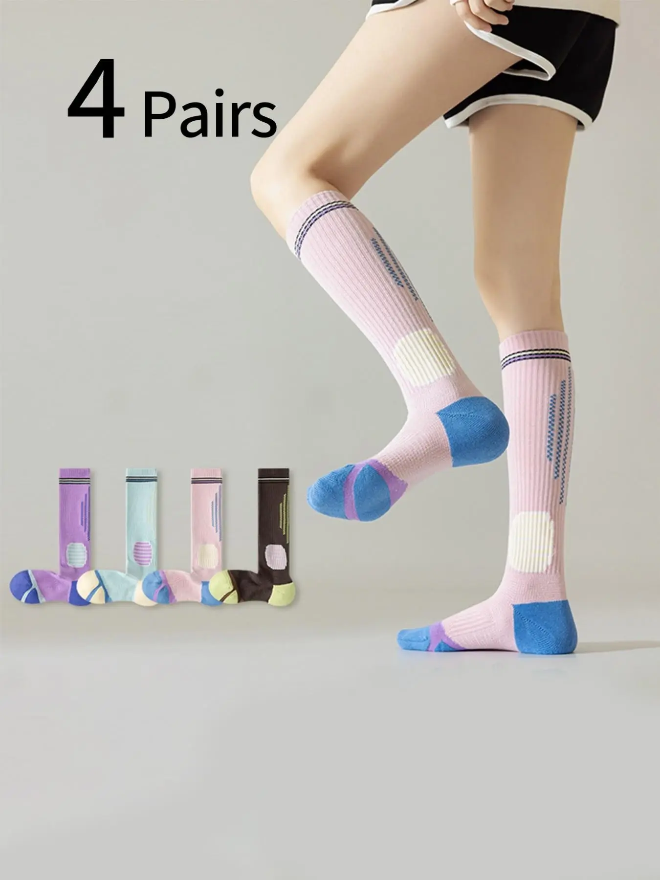 4 Pairs Women's Sporty Compres - Yoga & Fitness With Faye The Well Being Studio Abbots Langley recension och pris