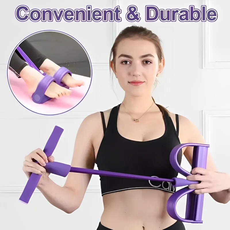 4‑Tube Pedal Tension Rope Mult - Yoga Fitness Youtube recension och pris