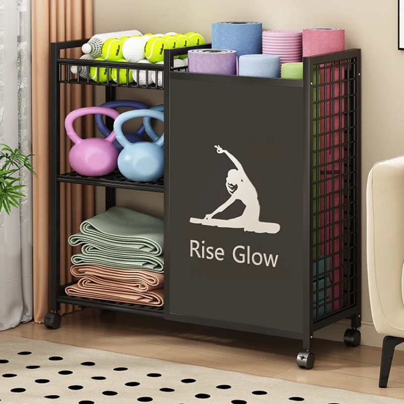 Mobile Fitness Cart with Wheel - Yoga Fitness Gear recension och pris