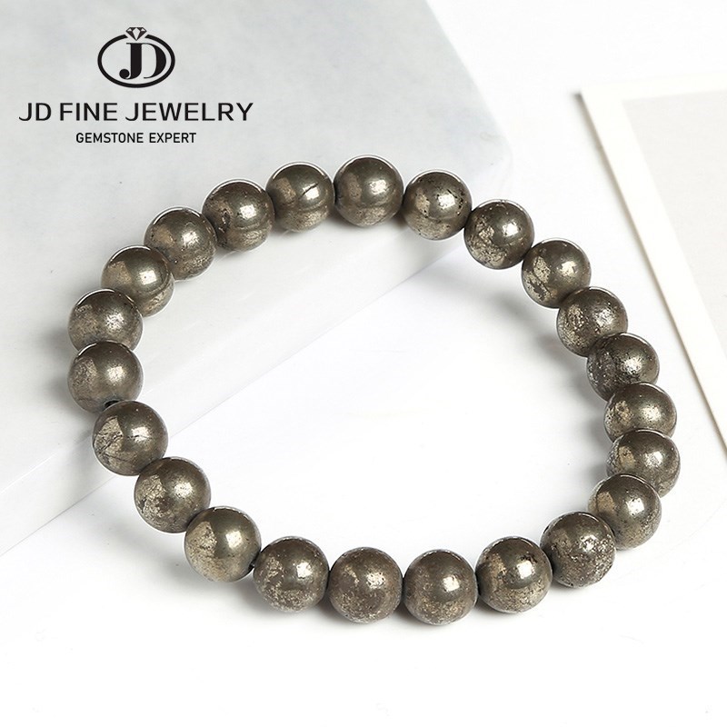 JD Natural Pyrite Bead Bracele - Yoga Fitness Tracker recension och pris