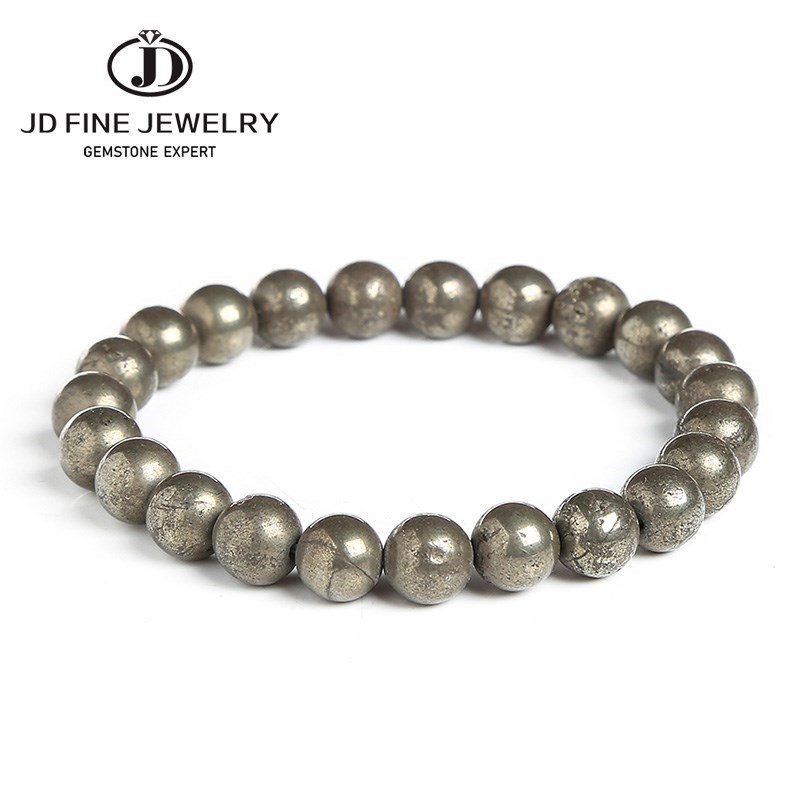 JD Natural Pyrite Bead Bracele - Yoga Fitness Tracker recension och pris