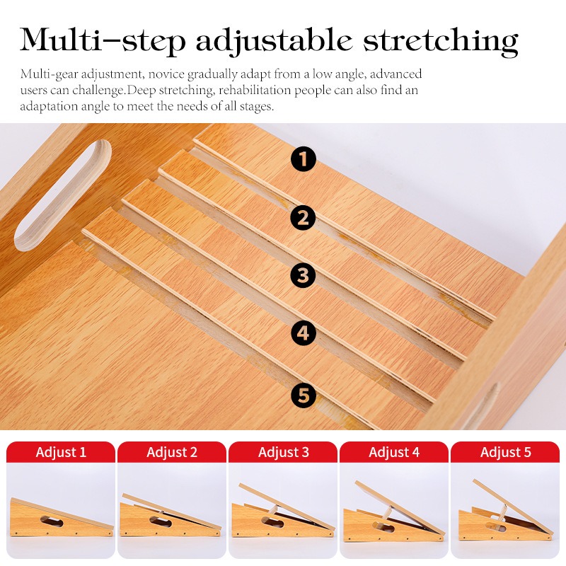 Adjustable Wooden Balance Stre - Yoga Fitness Gear recension och pris