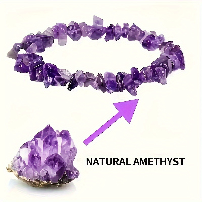 Natural Stone Amethyst Irregua - Yoga Fitness Tracker recension och pris